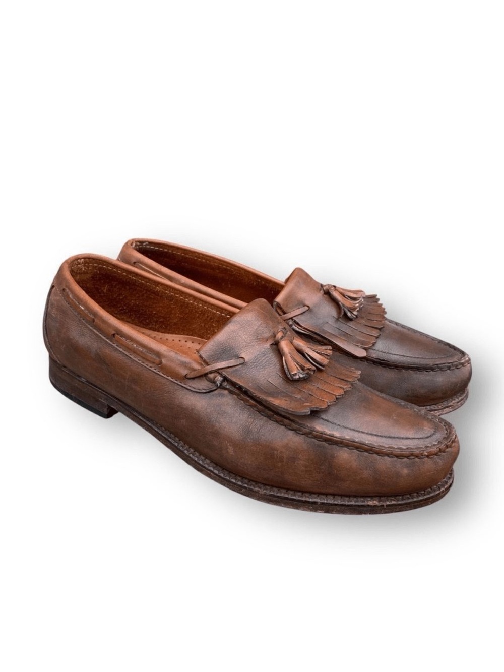 SAS Genuine Handsewn Slip On Kilte Tassel Loafers Cordovan Men's Size 11.5 USA